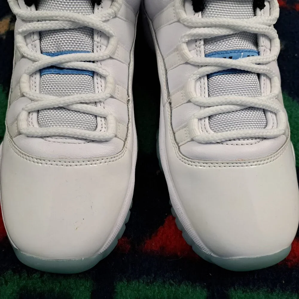%Nike Air Jordan 11 Retro Low Legend Blue Size 7Y / AJ14